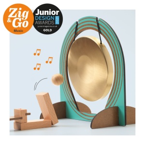 Set de constructie trasee Zig & Go Muzica 52 piese, Djeco - Img 4