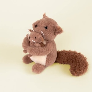 Veverita de plus cu puiut, Egmont Toys - Img 3