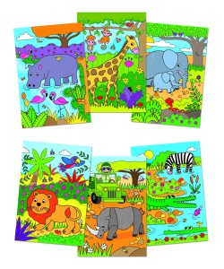 Water Magic: Carte de colorat Safari