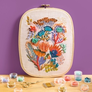 Atelier creativ 58 pentru adulti Broderie cu mărgele, Djeco - Img 3