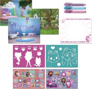 Carte de activitati & pixuri - Gabby's Dolhouse - Img 2