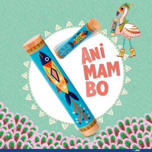 Instrument muzical Rain stick din lemn, Djeco - Img 3