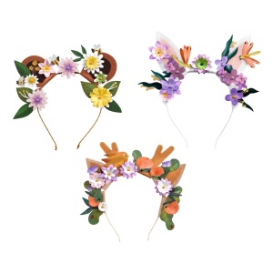 Joc creativ DIY Coronite cu flori, Djeco - Img 3