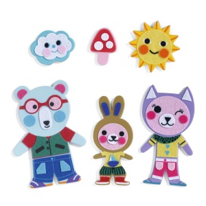 Joc creativ DIY Funky Familie, Djeco - Img 3