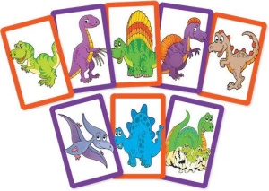 Joc de carti 2 in 1 - Dinozauri veseli - Img 2