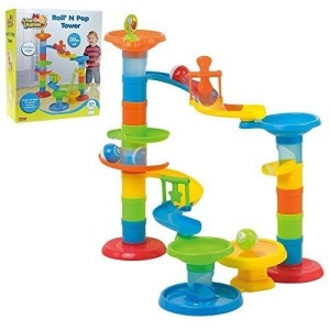 Jucarie interactiva - Turnulet cu bilute (30 piese) - Img 4