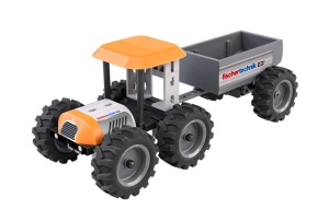 Kit STEM Tractor de asamblat si manevrat, Fischertechnik - Img 5