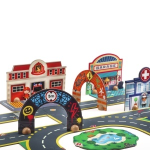 Puzzle 3D Orasul gigantic, Djeco - Img 3