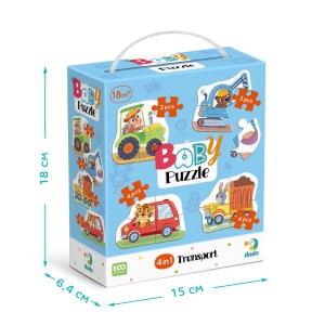 Puzzle 4 in 1 - Vehicule (2,3,4 piese) - Img 3