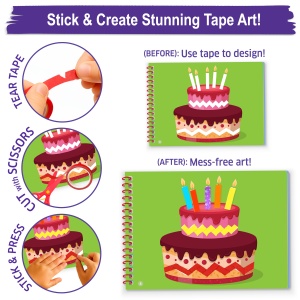Set creativ - Coloram cu benzi decorative - Img 2