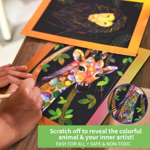 Set creativ de razuit - Superputerile animalutelor - Img 2