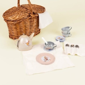 Set de ceai in cos impletit, Egmont Toys - Img 1