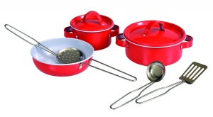 Set vase metalice rosii, Egmont Toys - Img 2