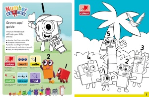 Carte cu activitati Numberblocks - Colorez & ma distrez - Img 3