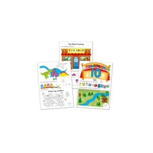 Carte cu activitati si abtibilduri - Invatam sa numaram - Img 2