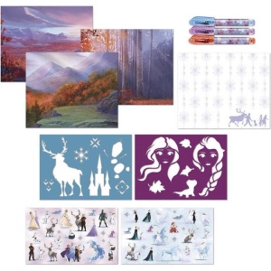 Carte de activitati & pixuri - Frozen - Img 2