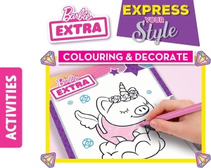 Carte de colorat cu activitati Barbie - Stilul tau - Img 3