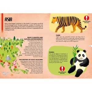 Cunoaste si exploreaza - Puzzle Animale pe cale de disparitie (205 piese) - Img 4