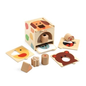 Cutie sortatoare Basic Box, Djeco - Img 2