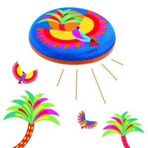 Disc frisbee Pasarea colibri, Djeco - Img 2