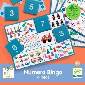 Joc educativ Numero Bingo, Djeco - Img 4