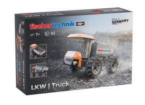 Kit STEM Camion de santier de asamblat si manevrat, Fischertechnik - Img 1