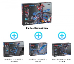 Kit STEM Completare pentru Cursa cu bile metalice - Intrecerea, Fischertechnik - Img 4