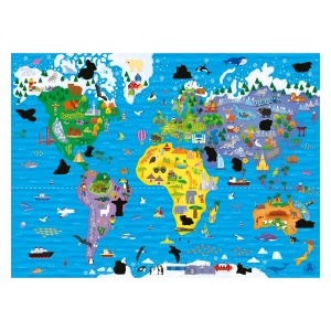 Magic Puzzle - Harta lumii ( 50 piese) - Img 2