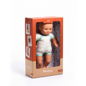 Papusa bebelus Baby Green, Djeco - Img 2