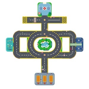Puzzle 3D Orasul gigantic, Djeco - Img 4