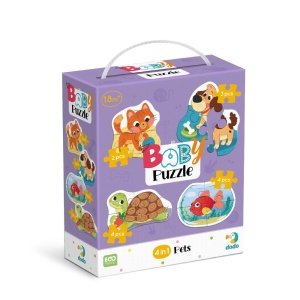 Puzzle 4 in 1 - Animale de companie (2, 3, 4 piese) - Img 2