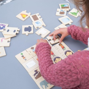 Puzzle din lemn - Notiuni opuse - Img 2