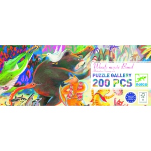 Puzzle galerie Trupa muzicala din padure, Djeco - Img 4