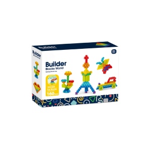 Set de constructie STEAM - Micutul constructor (160 piese)