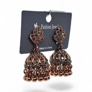 Cercei Engros Lungi Vintage Clopoțel cu Marcasite - Img 2