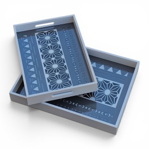 Tăvi dreptunghiulare 2/set(TD-8)