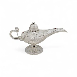 Lampă Alladin argintată (4)