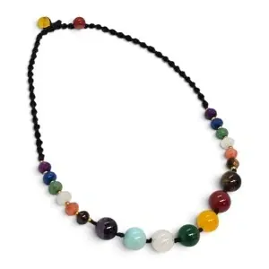 Colier Handmade cu Mix de Agate