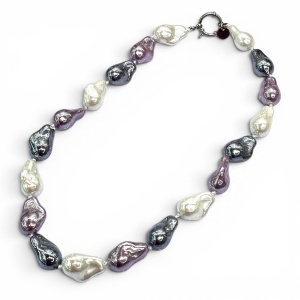 Colier perle Baroc Multicolor