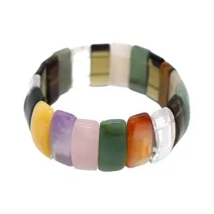 Bratara Agate Mix