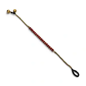 Brațară Tibetană cu Mărgele Roșii