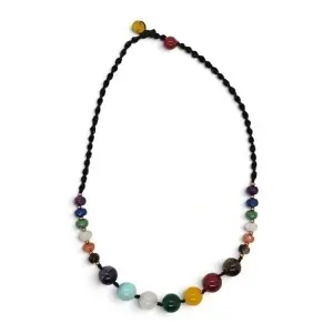 Colier Handmade cu Mix de Agate - Img 2
