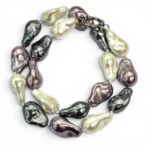 Colier perle Baroc Multicolor - Img 2