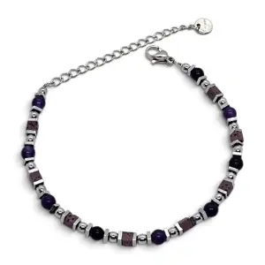 Brățară Handmade din Pietre Naturale Violet