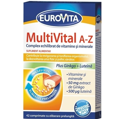 Eurovita - Multivital A-Z 42 comprimate