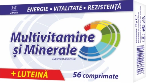 Multivitamine+Minerale 56 comprimate