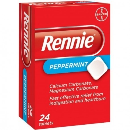 RENNIE PEPPERMINT 24 tablete