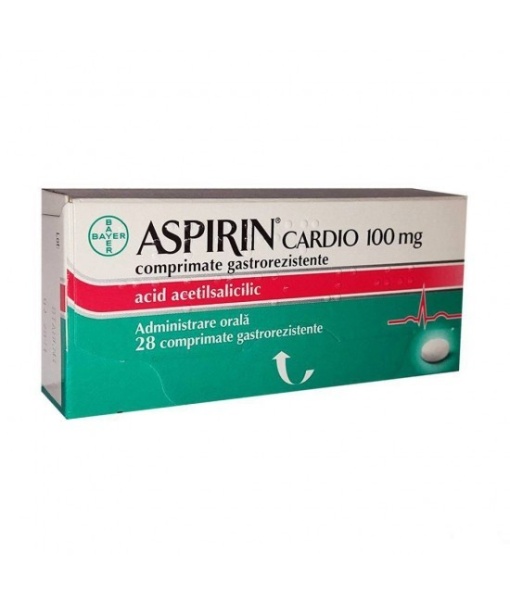 ASPIRIN CARDIO 100MG 28 comprimate