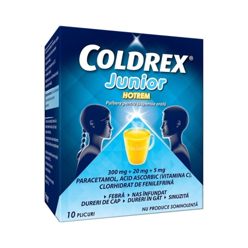 COLDREX JUNIOR HOTREM 10 plicuri