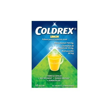 COLDREX LEMON 10 plicuri